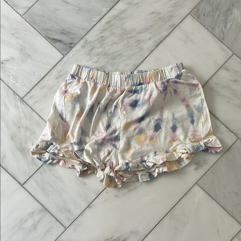 Girls Crewcuts High Waist Pink and Blue Shorts Size 10